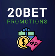 Attractive 20Bet bonuses and promotions mean valuable prizes, discounts, free spins and just a lot of money for the lucky players 