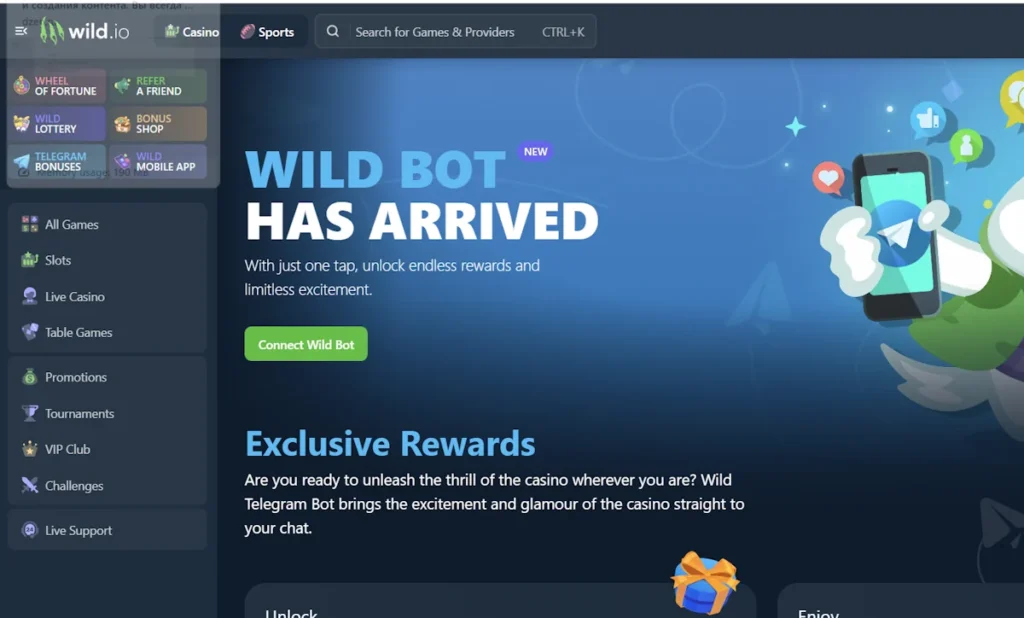 Wild.io Casino Gallery