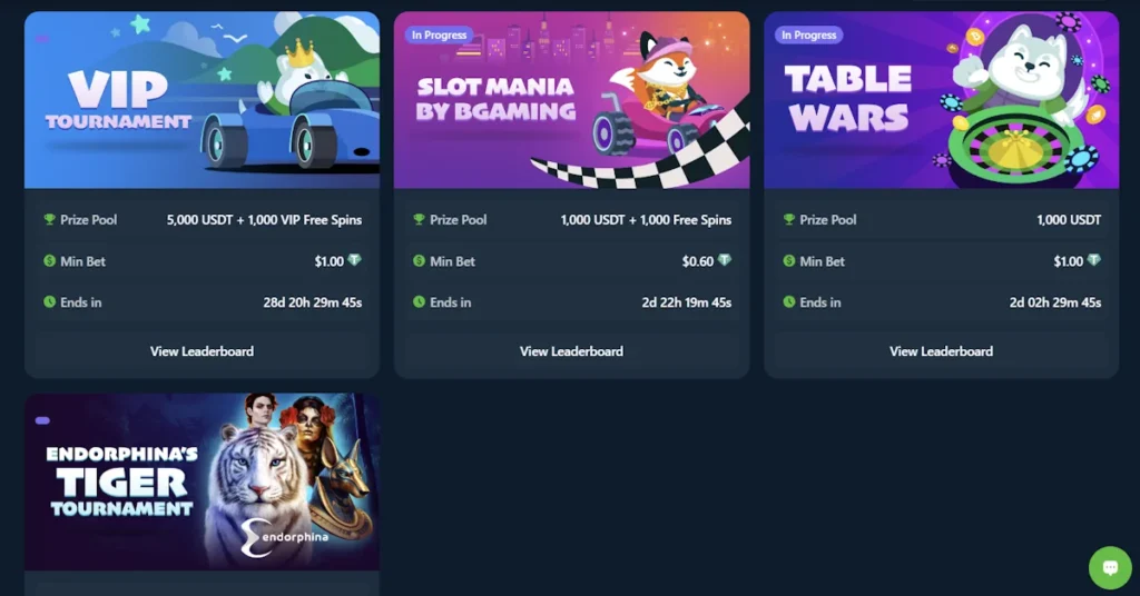 Wild.io Casino Tournaments