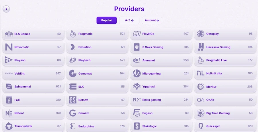 robocat casino providers