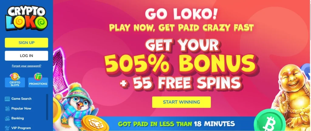 crypto loko casino main