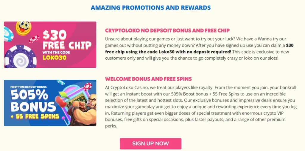 crypto loko No Deposit Bonus