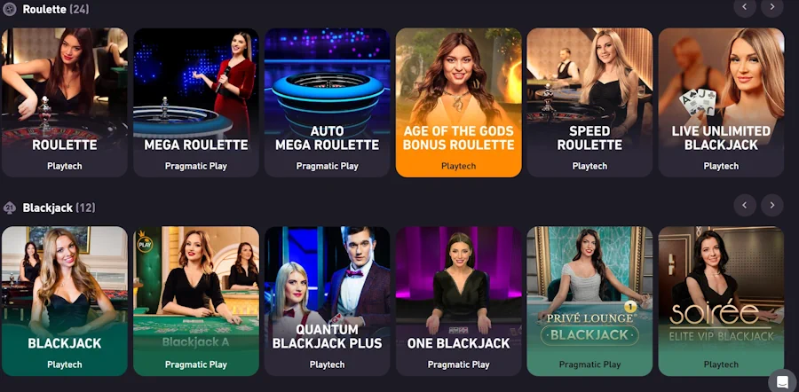 Live Casino Rocketpot Casino